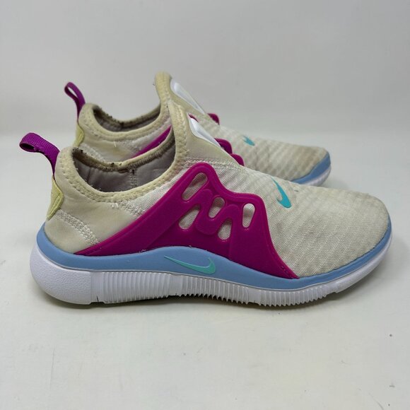 Nike Womens Acalme 'White Violet' Size 7.5 Running Shoes AQ7459-101 - Picture 3 of 10